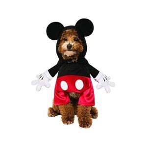 Mickey Mouse Disney Cartoon Classic Fancy Dress Halloween Dog Cat Pet Costume L